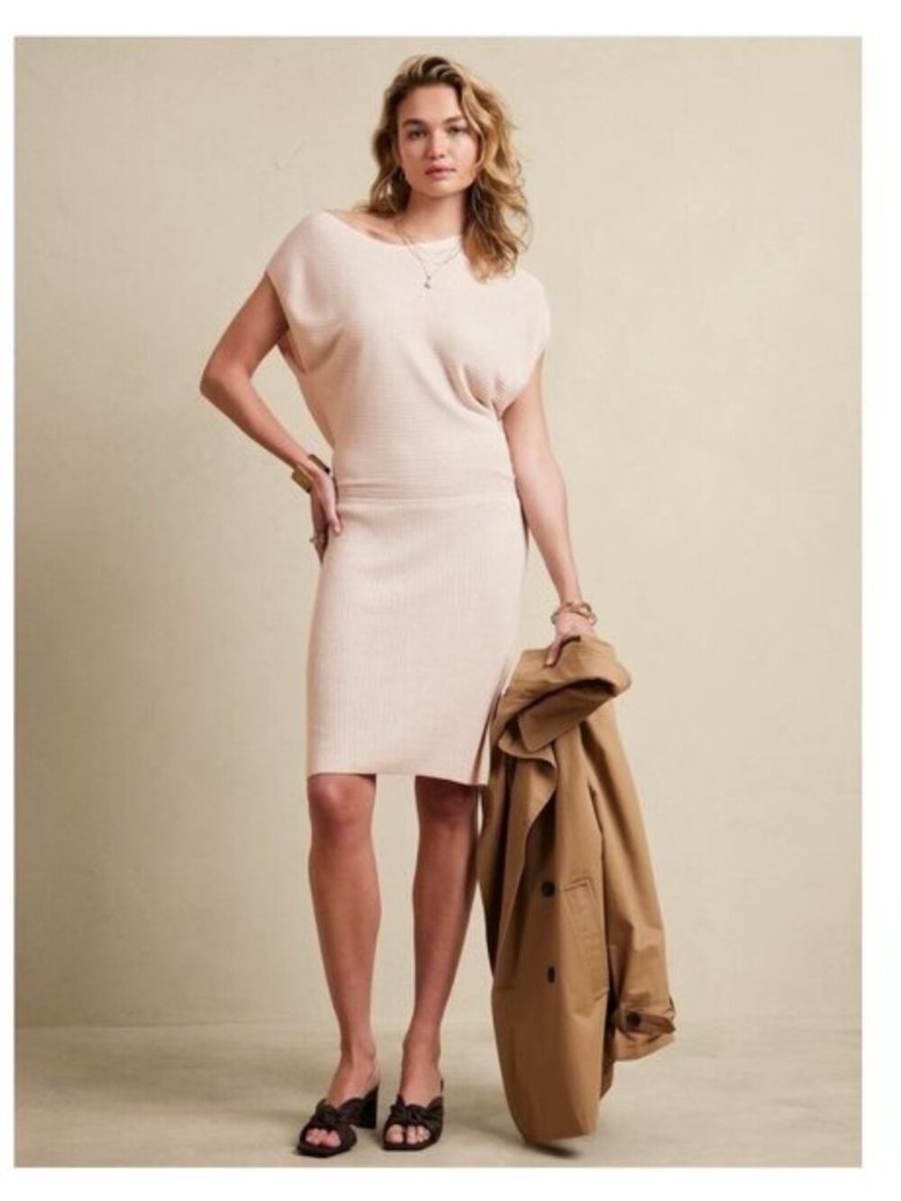 Banana Republic Rib Sweater Dress – Size S